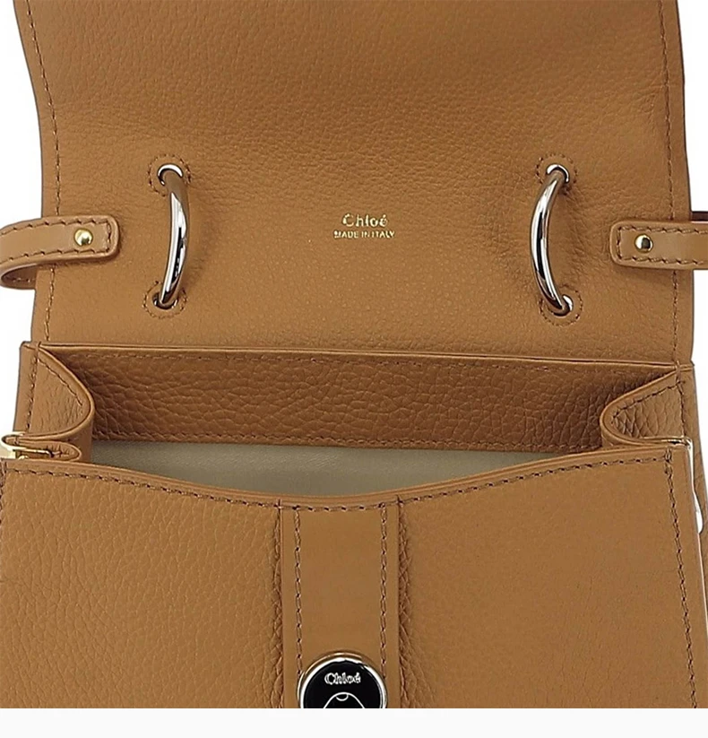 商品[国内直发] Chloé|CHLOE 女士米色小牛皮单肩包 C19WS205-B71-211,价格¥10296,第9张图片详细描述