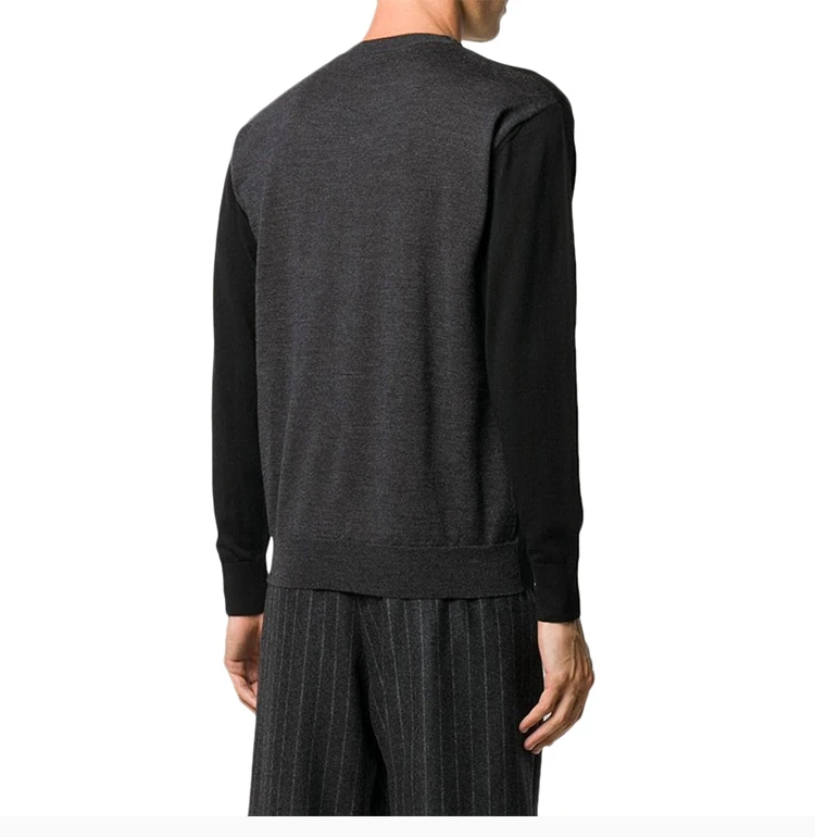 商品Loewe|LOEWE 黑色男士针织衫/毛衣 H526333XA1-1114,价格¥3867,第7张图片详细描述