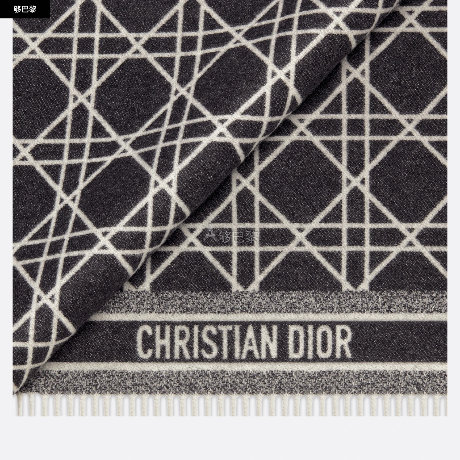 商品Dior|【预售】 迪奥 25春夏 女士 毯子 Plaid Macrocannage 31CAN350I002_C912 ,价格¥16805,第4张图片详细描述