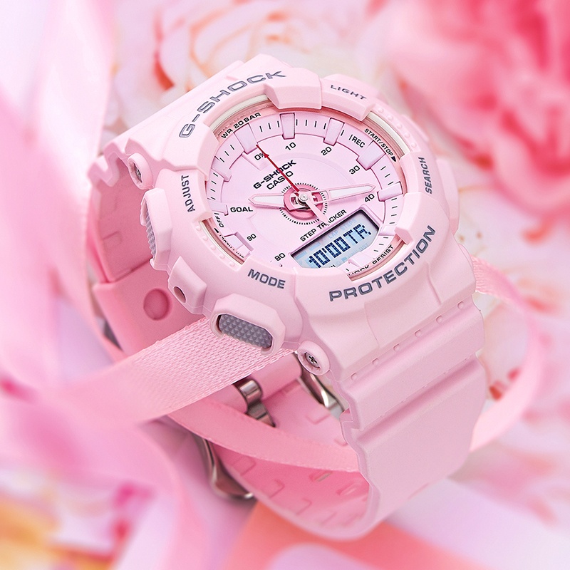 商品[国内直发] Casio|卡西欧女表G-SHOCK粉表防水抗震,价格¥709,第2张图片详细描述