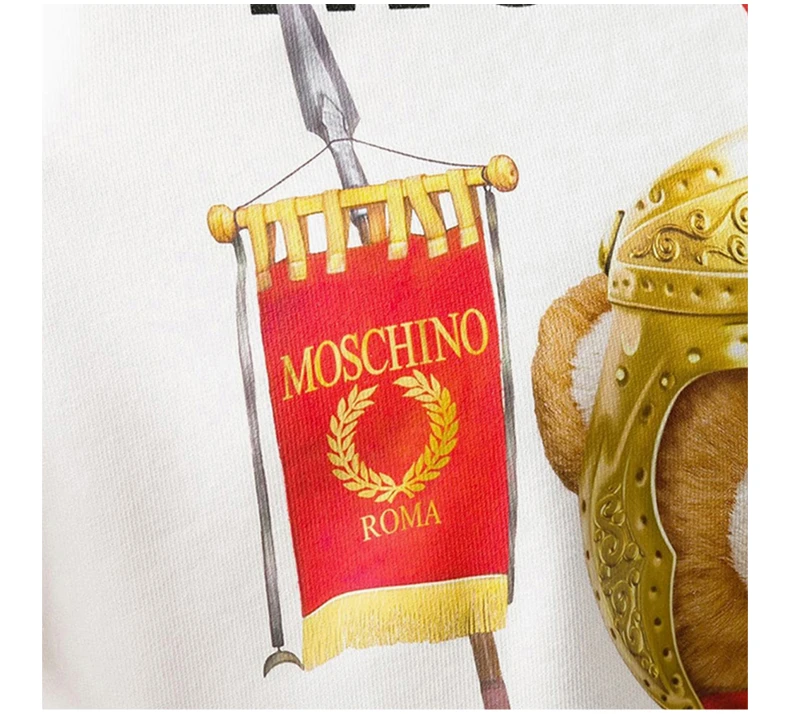 商品Moschino|MOSCHINO 男白色女士卫衣/帽衫 EV1702-5527-2002,价格¥1950,第3张图片详细描述