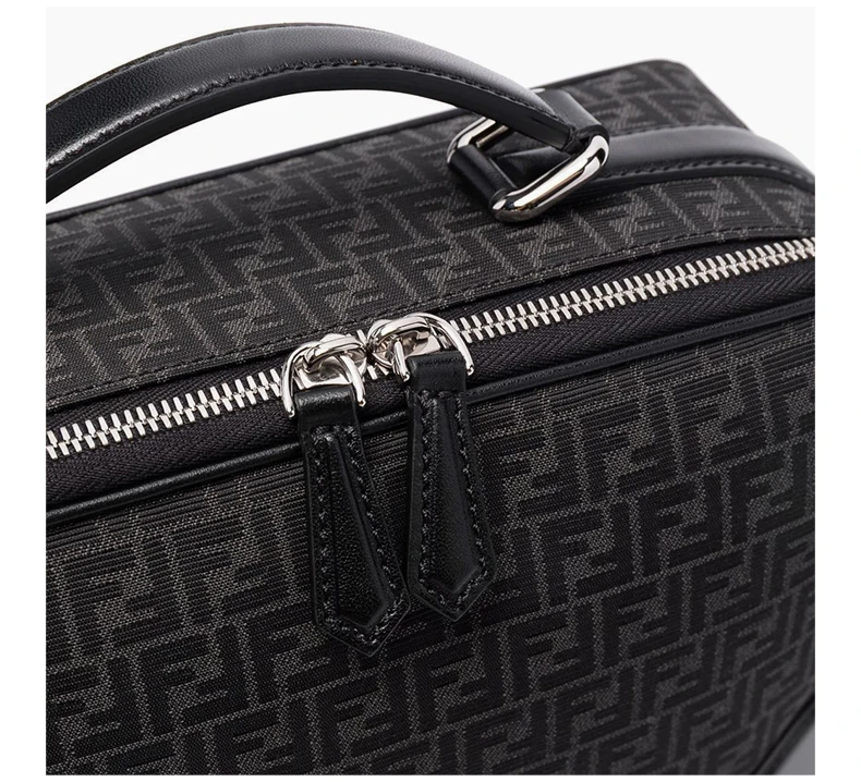 商品[国内直发] Fendi|FENDI 黑色男士公文包 7VA541-AG0N-F0NPN,价格¥15694,第5张图片详细描述