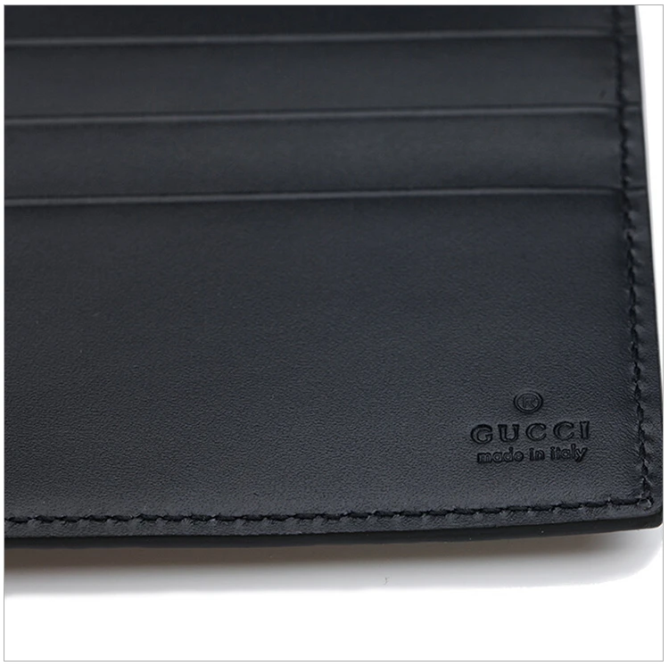 商品[国内直发] Gucci|GUCCI 男士黑色牛皮短款钱包 170580-CWC1N-1000,价格¥3155,第6张图片详细描述