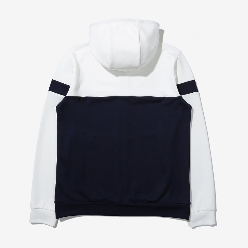 商品Fila|【享贝家】（国内现货）FILA  Damboru连帽训练夹克运动休闲外套 男女同款 白色/黑色 FS2FTD3204M G-QD,价格¥282,第3张图片详细描述