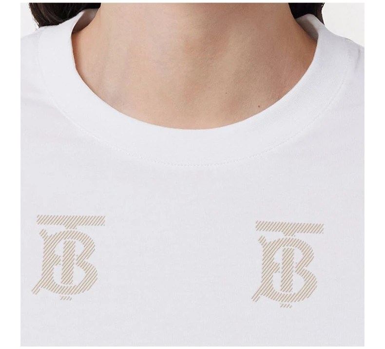 商品Burberry|BURBERRY 白色女士T恤 8052119,价格¥1895,第8张图片详细描述