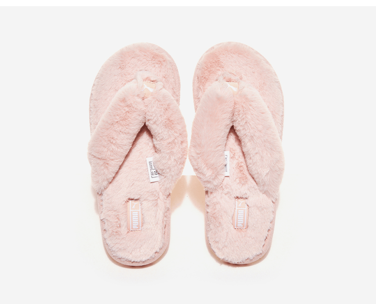 商品Puma|【Brilliant|包邮包税】彪马 Puma Fluff Flip 女生  凉鞋 沙滩鞋 FLIP-FLOPS 拖鞋 人字拖  PKI38534902 Lotus-Puma White,价格¥308,第3张图片详细描述