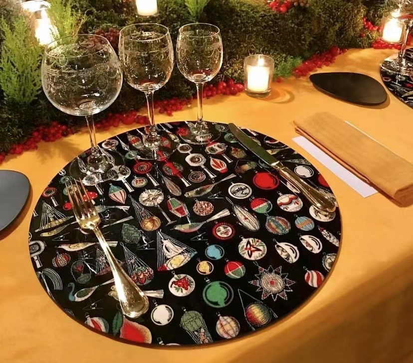 商品La Corallina|【国内直发】La Corallina 珂若琳娜童趣系列Natale Four Season五星级酒店餐垫杯垫,价格¥409,第2张图片详细描述