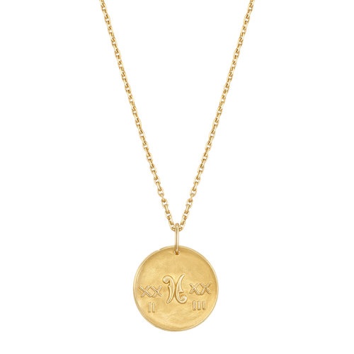 商品Van Cleef & Arpels| Van Cleef & Arpels/梵克雅宝 新款Zodiaque十二星座系列 18K金黄金Piscium双鱼座徽章圆形吊坠VCARP7SY00,价格¥20307,第5张图片详细描述