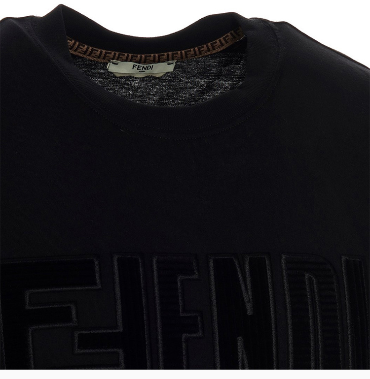 商品Fendi|FENDI 女士黑色短袖 FS7254-AD8Z-F0GME,价格¥2654,第8张图片详细描述