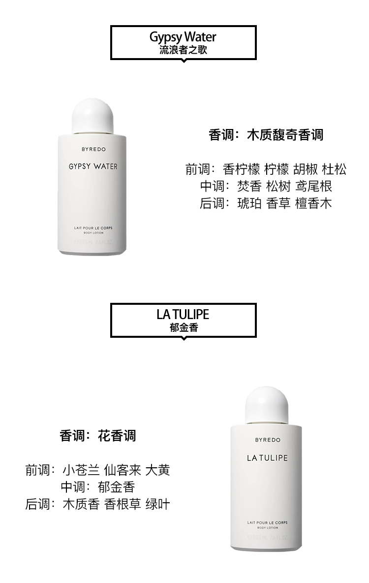 商品BYREDO|Byredo百瑞德身体乳225ml 全系列 AFRIQUE-非洲之旅,价格¥399,第4张图片详细描述