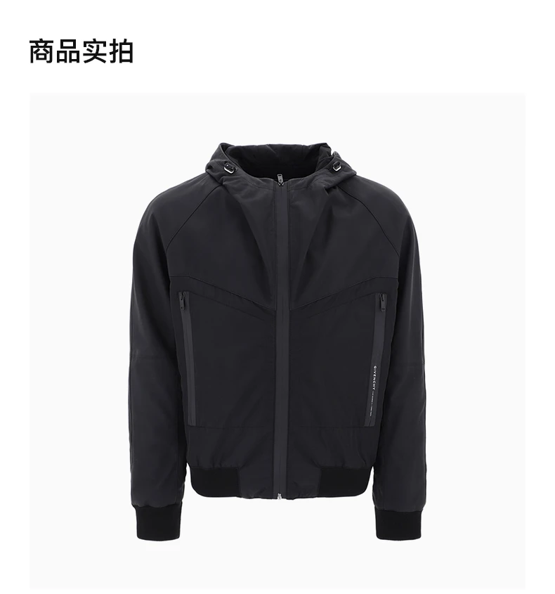 商品[国内直发] Givenchy|GIVENCHY 纪梵希 男士黑色夹克 BM00LA60PS-001,价格¥19999,第3张图片详细描述