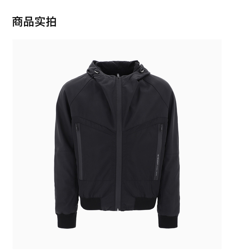 商品[国内直发] Givenchy|GIVENCHY 纪梵希 男士黑色夹克 BM00LA60PS-001,价格¥18244,第3张图片详细描述