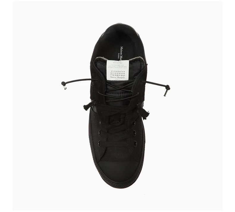 商品MAISON MARGIELA|MAISON MARGIELA 黑色男士帆布鞋 S37WS0480-P2422-T8016,价格¥2115,第6张图片详细描述