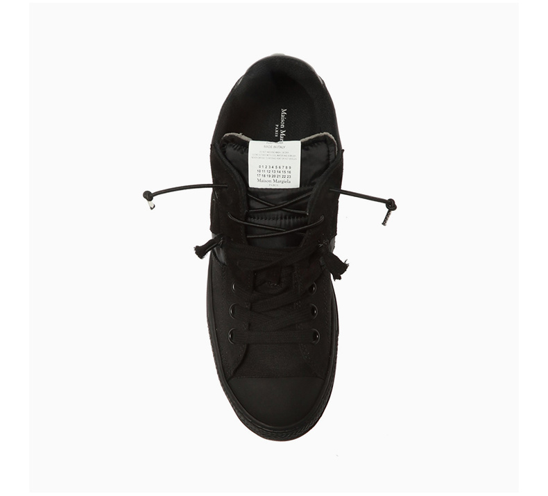 商品MAISON MARGIELA|MAISON MARGIELA 黑色男士帆布鞋 S37WS0480-P2422-T8016,价格¥2080,第8张图片详细描述