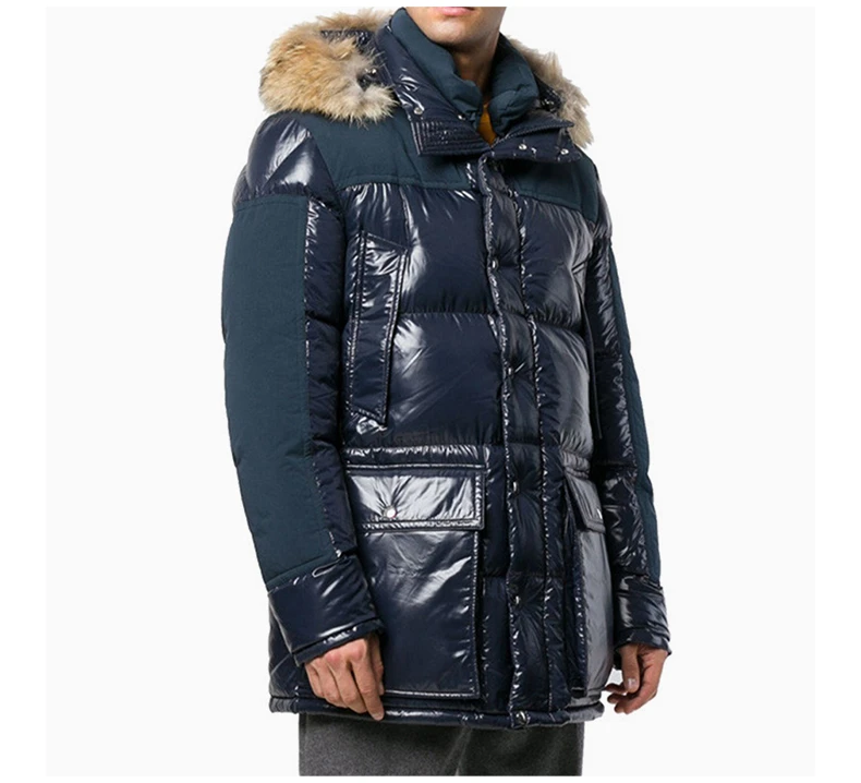 商品[国内直发] Moncler|MONCLER 深蓝色男士棉服 4182325-68950-742,价格¥13736,第5张图片详细描述