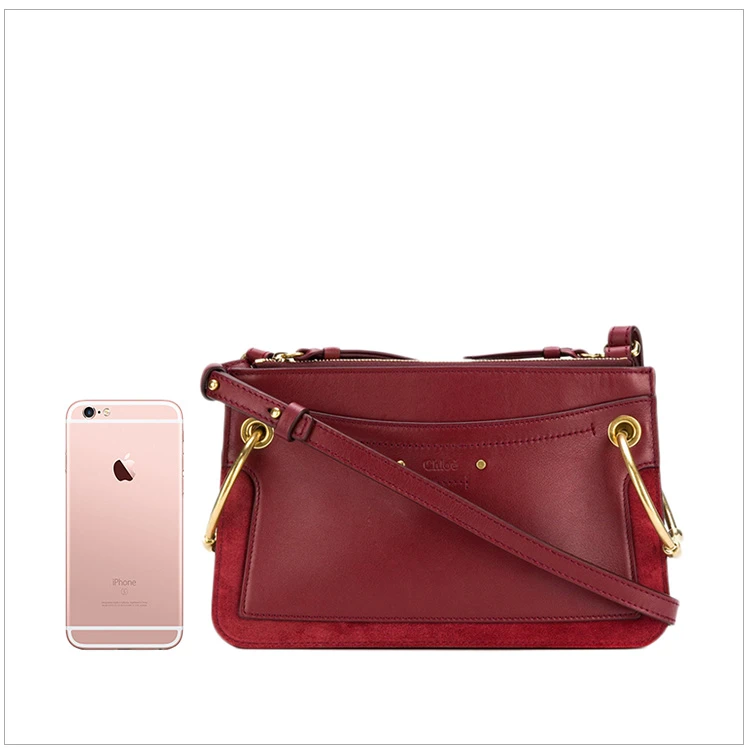 商品[国内直发] Chloé|Chloe' 蔻依 女士红色小牛皮挎包 C18AS105-A10-620,价格¥6792,第5张图片详细描述