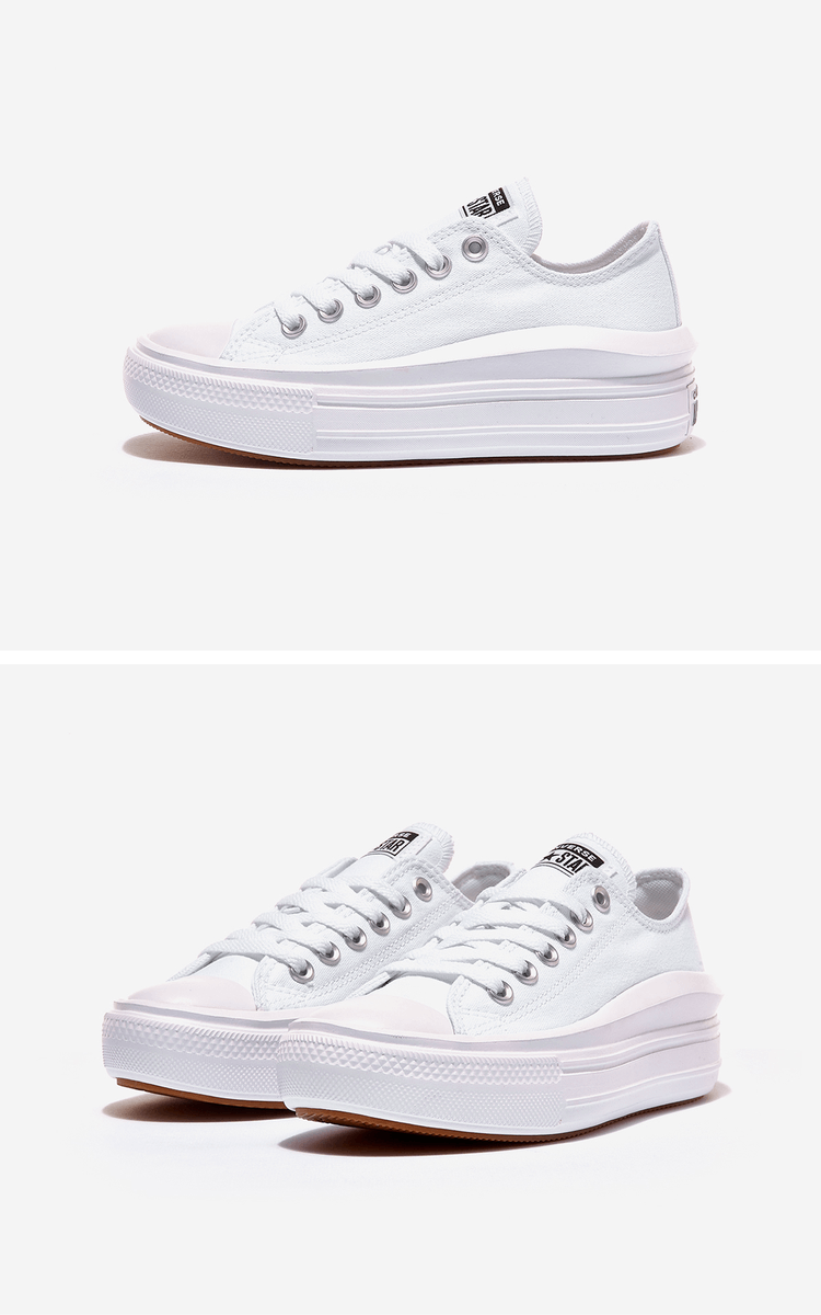 商品Converse|【Brilliant|包邮包税】匡威 CTAS MOVE OX  运动鞋 帆布鞋  570257C White/White/White,价格¥621,第2张图片详细描述