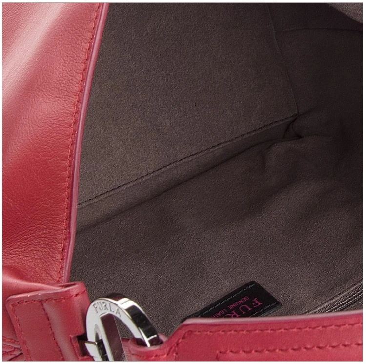 商品[国内直发] Furla|Furla 芙拉 女士红色皮革手提包 994621,价格¥777,第7张图片详细描述