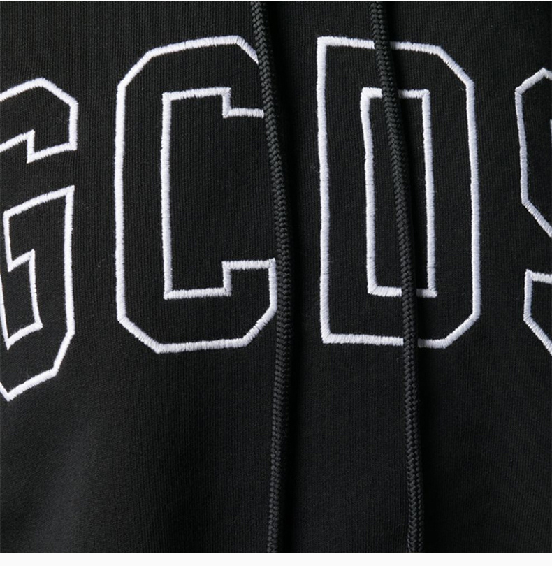 商品GCDS|GCDS 女士黑色棉质卫衣 CC94W020071-BLACK,价格¥984,第9张图片详细描述