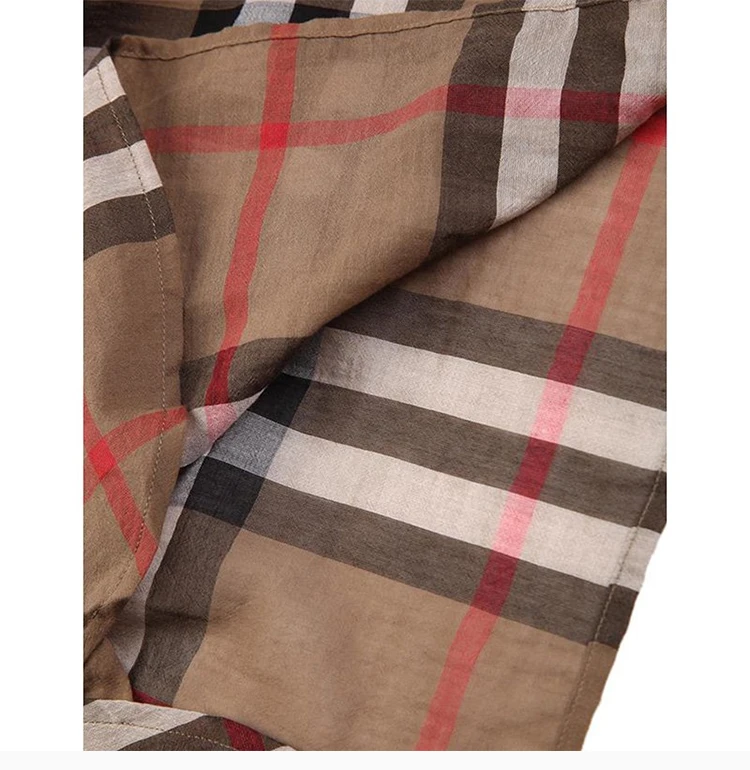 商品[国内直发] Burberry|BURBERRY 咖色女士衬衫 3933021,价格¥2250,第7张图片详细描述