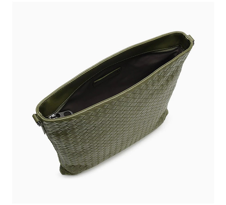 商品Bottega Veneta|BOTTEGA VENETA 女士绿色编织小羊皮单肩包 276356-V465C-8767,价格¥5114,第7张图片详细描述