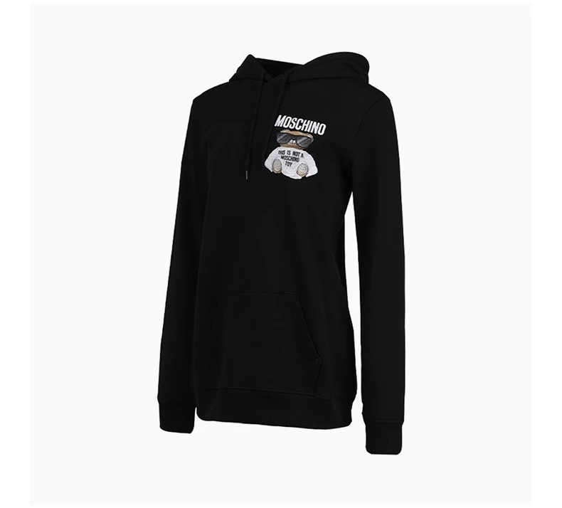 商品Moschino|MOSCHINO 黑色女士卫衣/帽衫 EV1709-5527-1555,价格¥2207,第5张图片详细描述