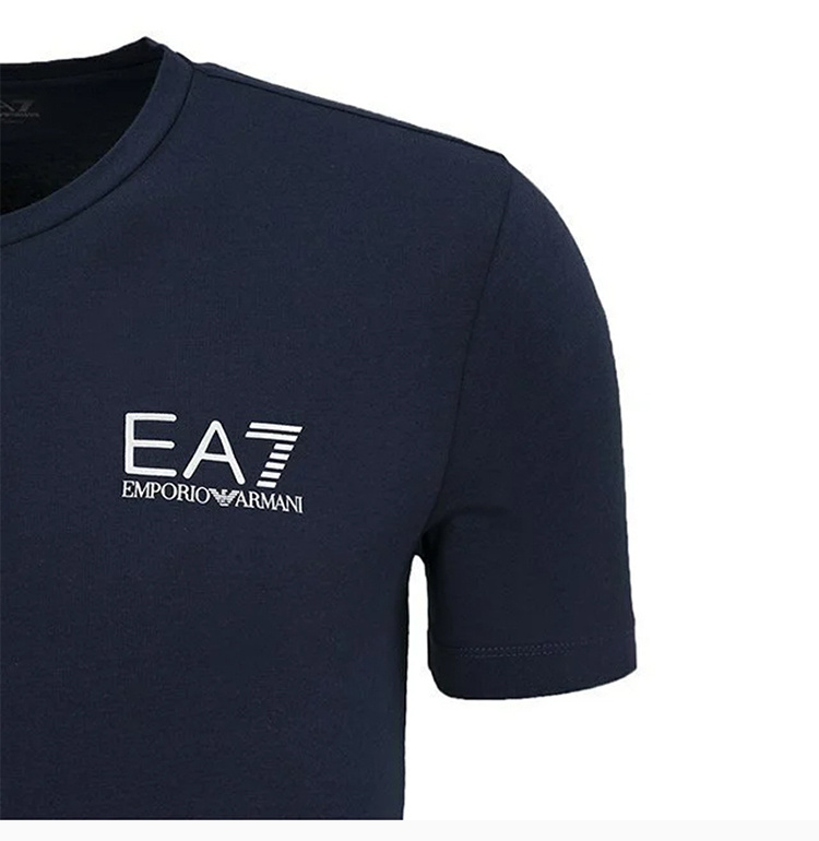 商品Emporio Armani|Emporio Armani 安普里奥 阿玛尼 男士海军蓝色短袖T恤 3ZPT53-PJ03Z-1554,价格¥354,第9张图片详细描述
