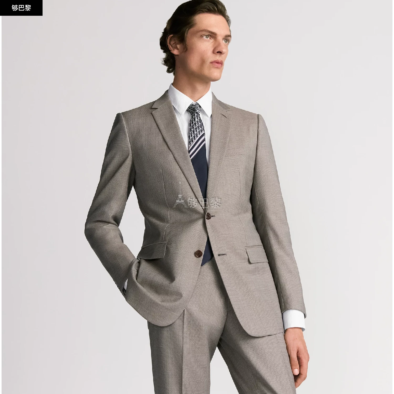 商品Dior|【预售】 迪奥 25春夏 男士 西服外套 经典西装 633C720A6313_C180 ,价格¥30896,第4张图片详细描述