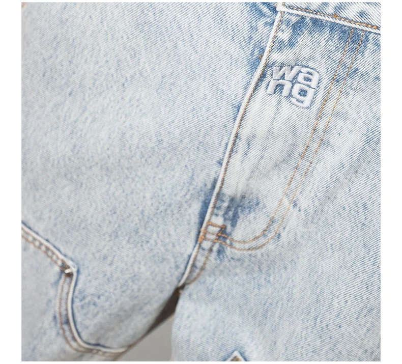 商品Alexander Wang|ALEXANDER WANG 蓝色女士牛仔裤 4DC4214012-270,价格¥2448,第6张图片详细描述
