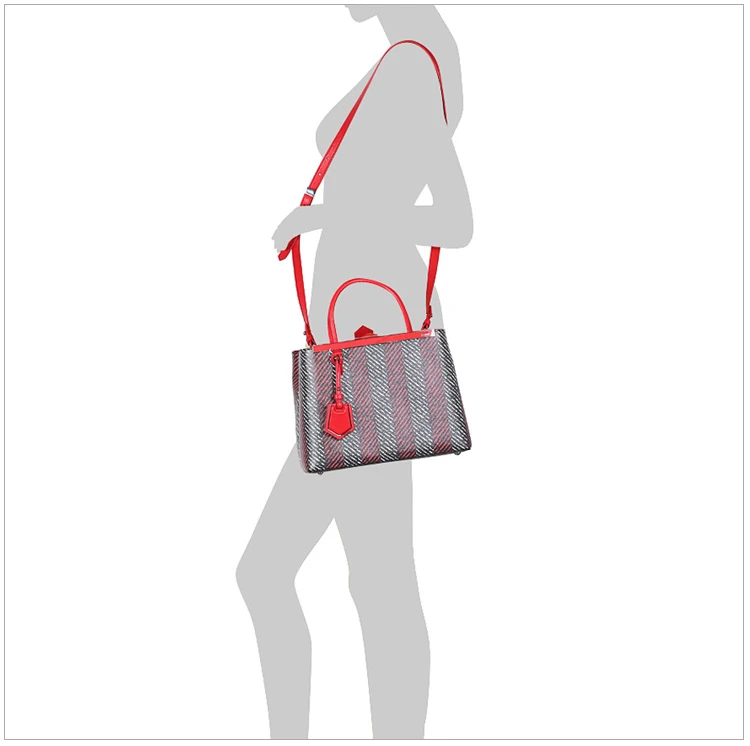商品[国内直发] Fendi|FENDI 红色女士手提包 8BH253-V9X-F0P0R,价格¥8341,第8张图片详细描述