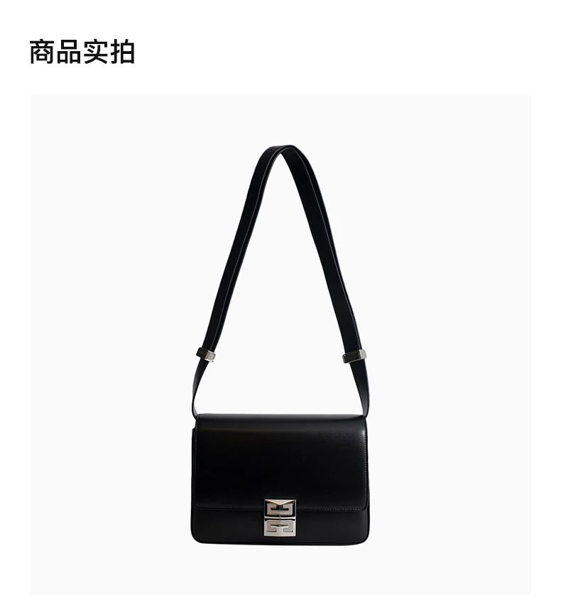 商品[国内直发] Givenchy|GIVENCHY 女士黑色小牛皮单肩包 BB50HCB15S-001,价格¥11550,第2张图片详细描述
