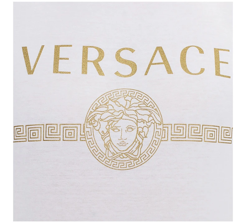 商品Versace|VERSACE 男士白色棉质T恤 A87573-A228806-A2088,价格¥1530,第17张图片详细描述