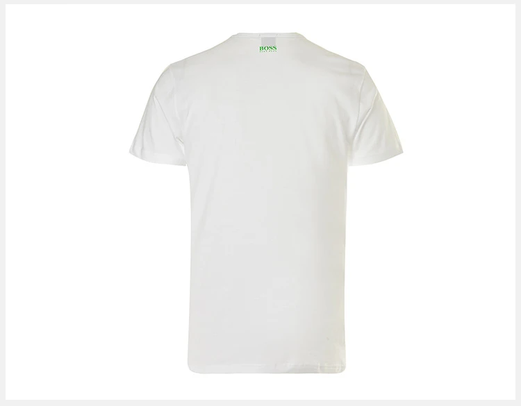 商品Hugo Boss|Hugo Boss 雨果博斯 男士米白色棉质短袖T恤 TEE1-50383429-100,价格¥393,第12张图片详细描述