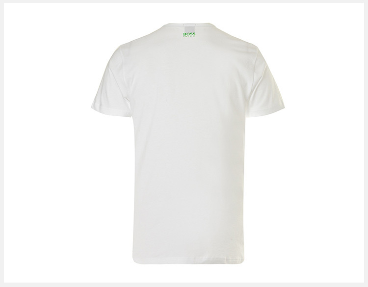 商品Hugo Boss|Hugo Boss 雨果博斯 男士米白色棉质短袖T恤 TEE1-50383429-100,价格¥382,第14张图片详细描述