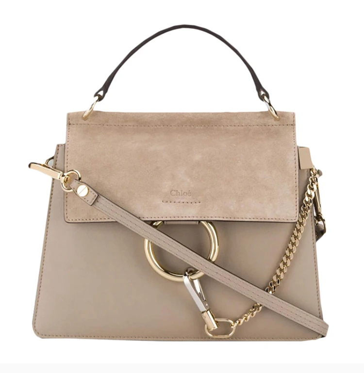 商品[国内直发] Chloé|Chloe' 蔻依 女士灰色单肩包 C20SS203-H2O-23W,价格¥9773,第5张图片详细描述