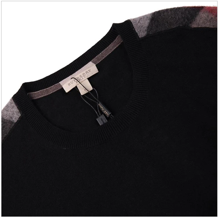 商品Burberry|BURBERRY 黑色男士针织衫/毛衣 3848810,价格¥1389,第19张图片详细描述