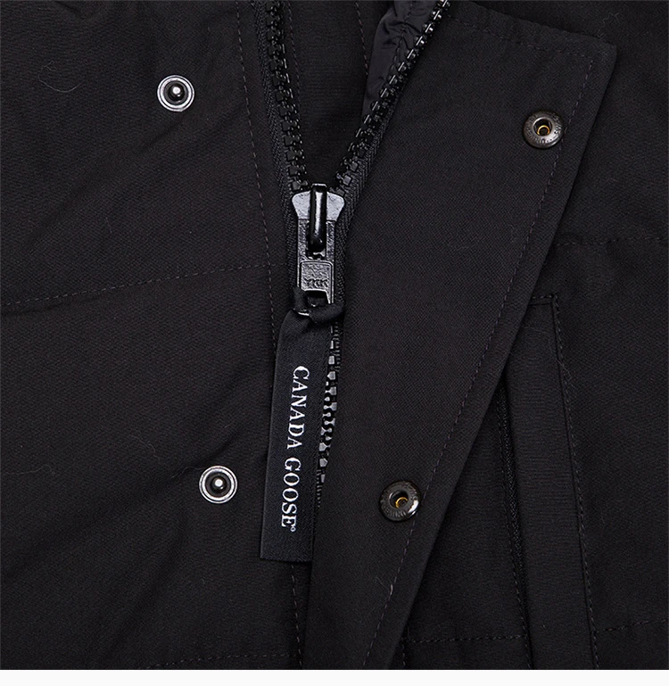 商品[国内直发] Canada Goose|Canada Goose 加拿大鹅 男士连帽拉链羽绒服 3805M-BLACK,价格¥9573,第29张图片详细描述