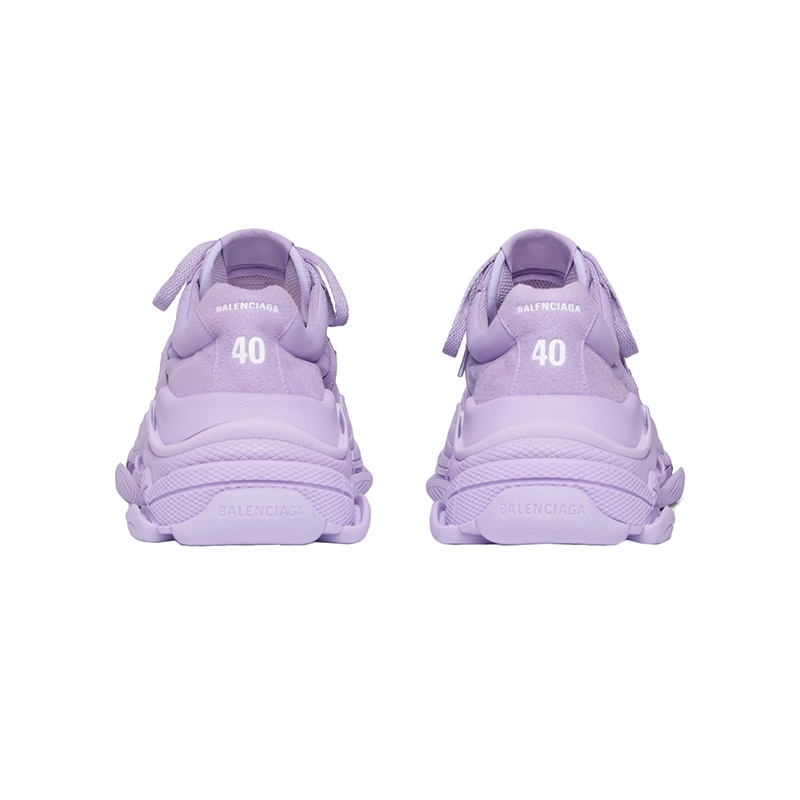 商品Balenciaga|巴黎世家 TripleS系女紫色尼龙休闲运动鞋,价格¥6801,第4张图片详细描述