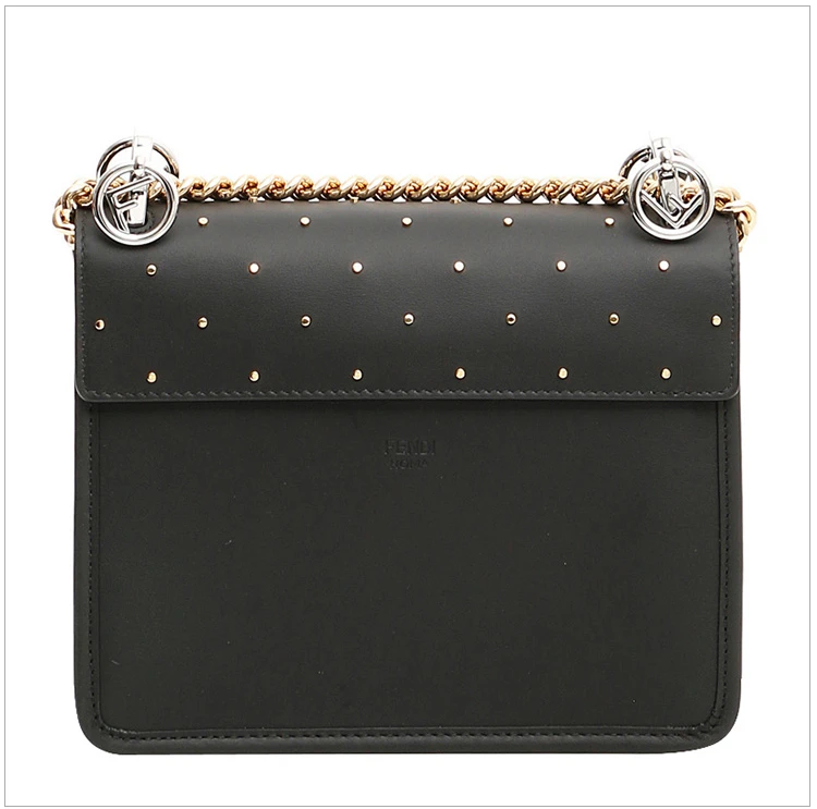 商品[国内直发] Fendi|Fendi 芬迪 女士黑色单肩包 8BT286-A5P5-F0KUR,价格¥12430,第6张图片详细描述