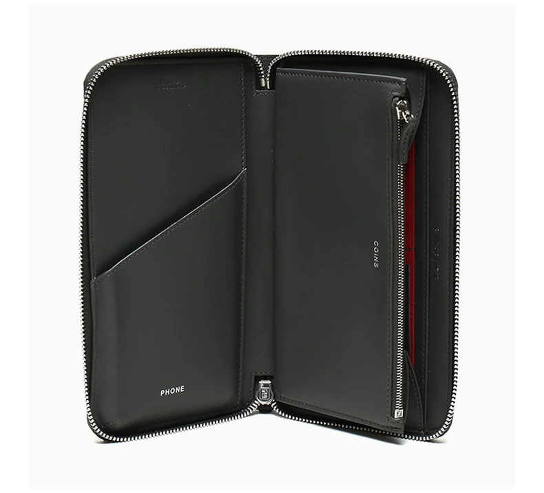 商品Fendi|FENDI 男灰色男士手拿包 7M0276-A8VC-F128U,价格¥3773,第9张图片详细描述