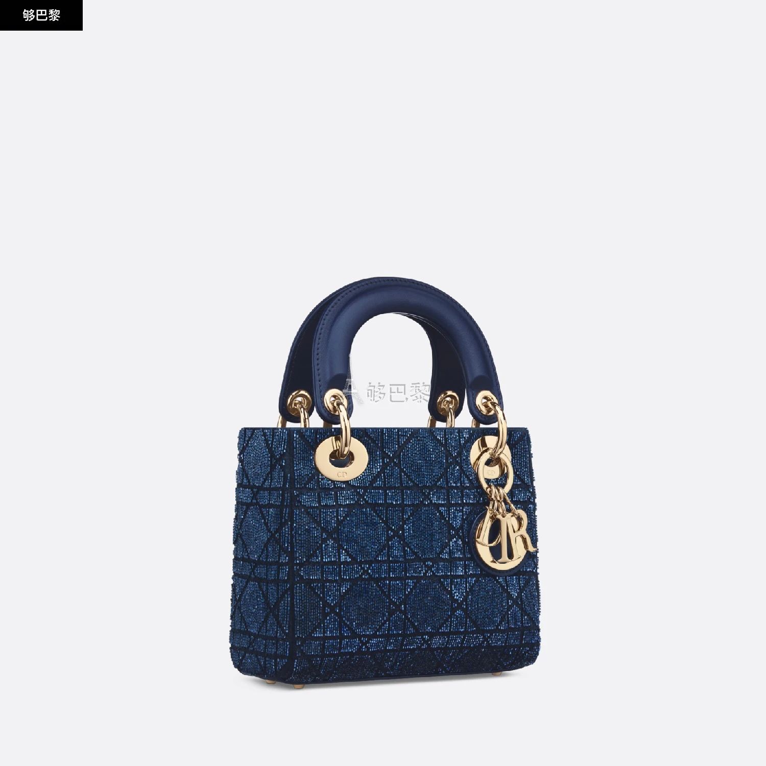 商品Dior|【预售】 迪奥 25春夏 女士 单肩包 Sac Lady Dior Mini M0505OIBE_M66B ,价格¥44617,第4张图片详细描述