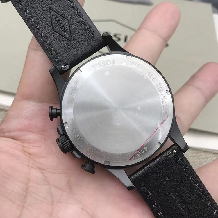 商品[国内直发] Fossil|FOSSIL手表皮带三眼计时石英大男表JR1487JR1354JR1504JR1401包邮,价格¥608,第1张图片详细描述