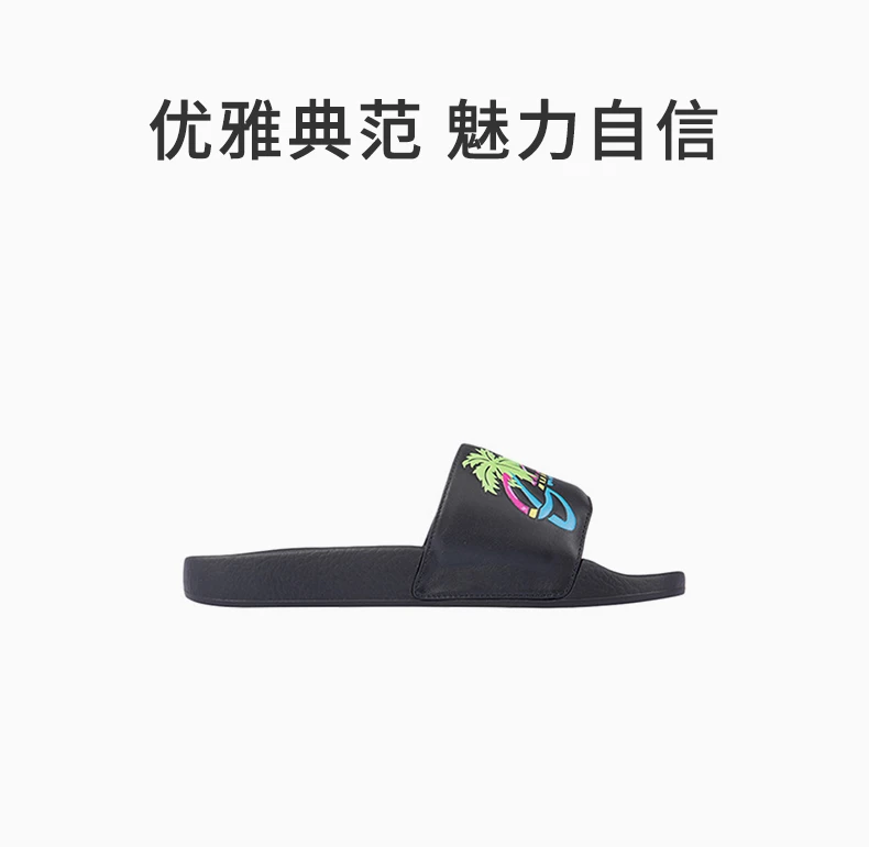 商品[国内直发] Gucci|GUCCI 黑色男士露趾拖鞋 630601-DIR00-1000,价格¥1545,第1张图片详细描述