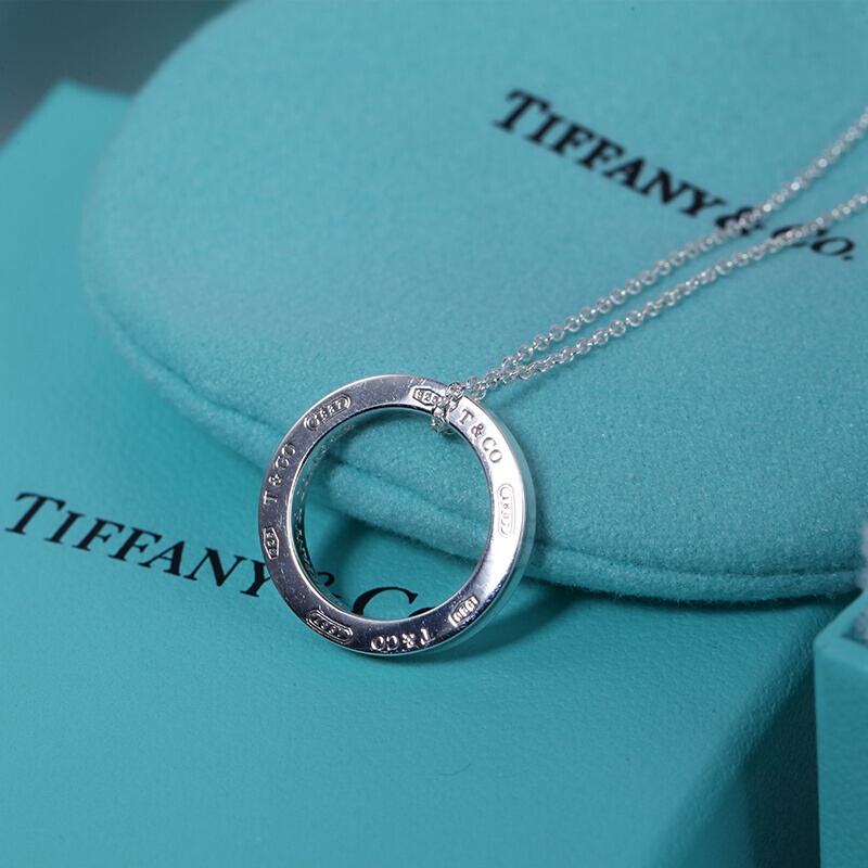 商品[国内直发] Tiffany & Co.|TIFFANY&CO.蒂芙尼女士项链925银1837圈形单环项链,价格¥1987,第5张图片详细描述