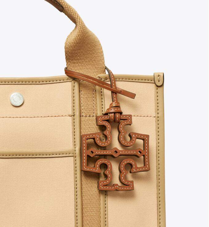 商品Tory Burch|汤丽柏琦 TORY 小号斜纹托特女包单肩斜挎（香港仓发货）,价格¥1462,第12张图片详细描述