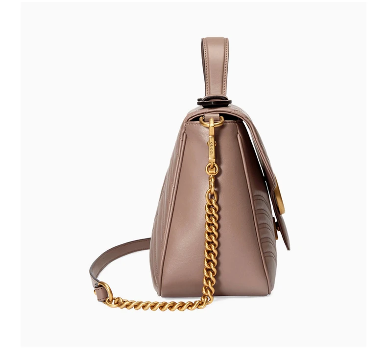 商品[国内直发] Gucci|GUCCI 裸粉色女士手提包 498110-DTDIT-5729,价格¥21063,第5张图片详细描述