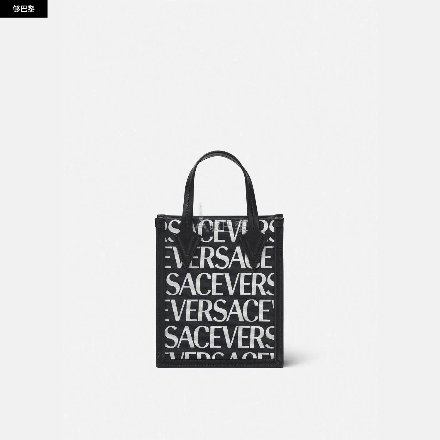 商品Versace|【预售】 范思哲 25春夏 男士 手提包 Versace Allover斜挎包 1008912-1A06766_5BA3V ,价格¥7945,第2张图片详细描述
