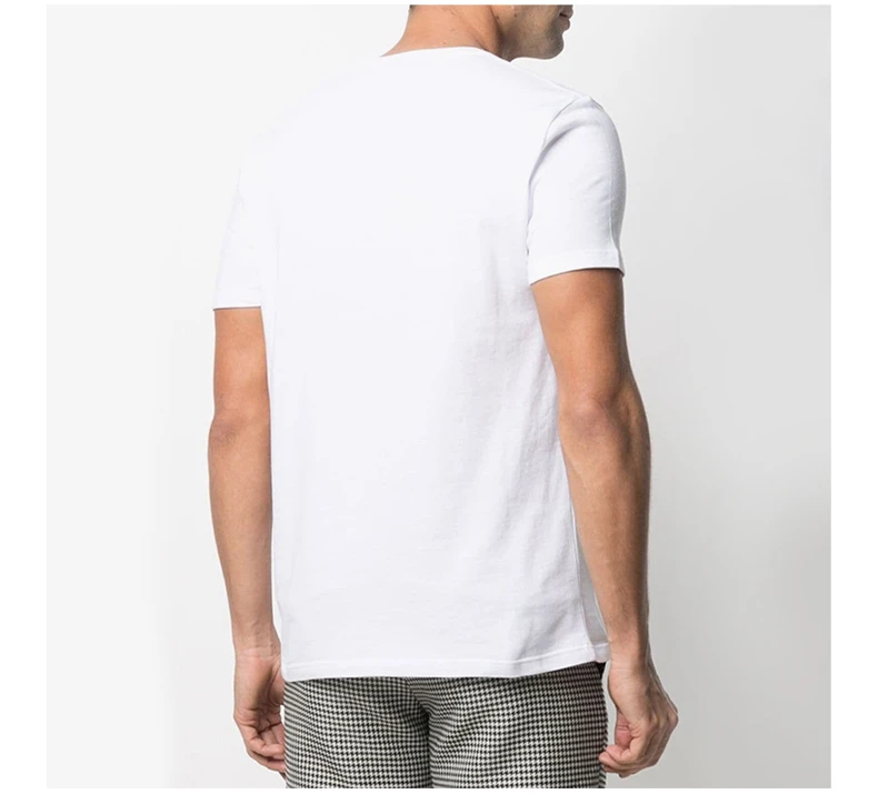 商品Alexander McQueen|ALEXANDER MCQUEEN 亚历山大·麦昆 男士白色棉质T恤 649876-QQZ56-0900,价格¥1984,第5张图片详细描述
