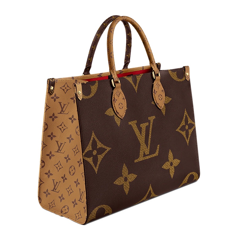 商品Louis Vuitton|【现货】路易威登 爆款ONTHEGO MM 女士老花接拼手提包妈咪包 M45321,价格¥21068,第6张图片详细描述