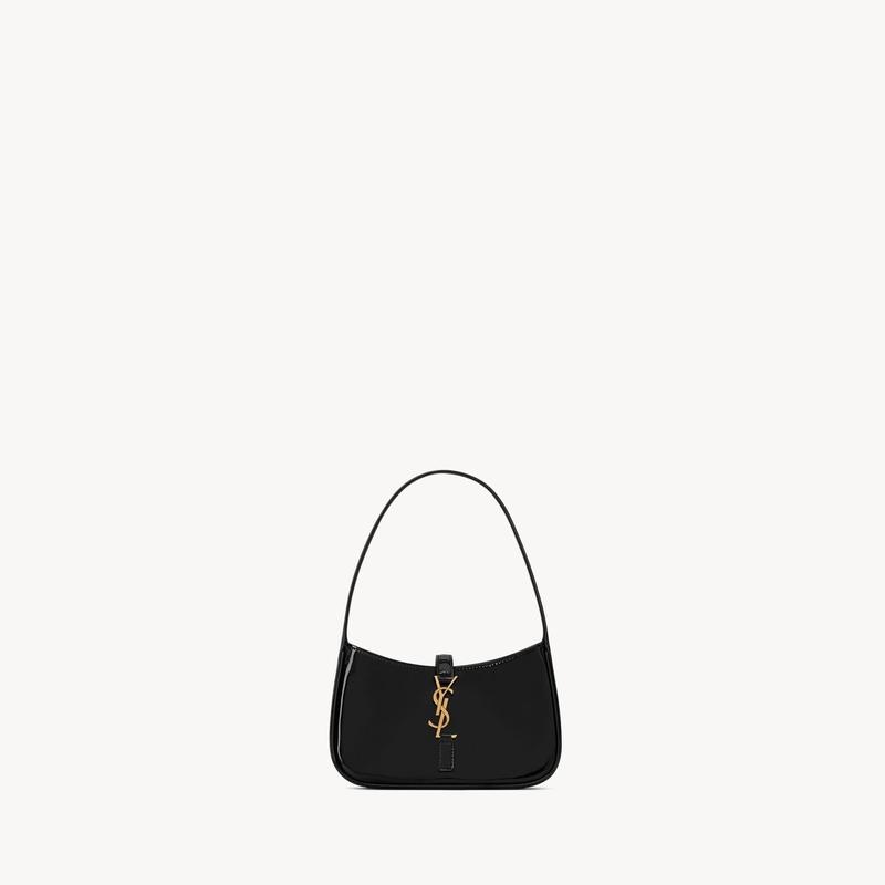 商品Yves Saint Laurent|圣罗兰 LE 5 À 7系列女士黑色羊皮手提包 710318B870W1000（两色可选）,价格¥12431,第4张图片详细描述